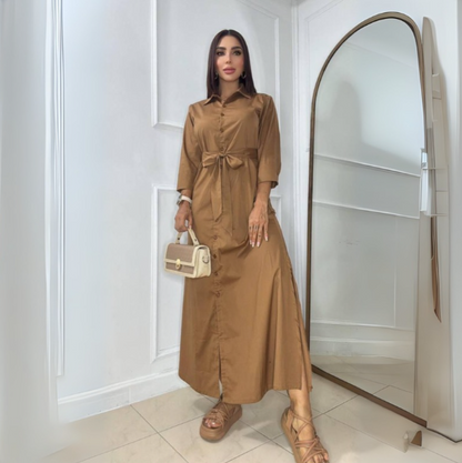 VESTIDO POPELINA SEVEN DEER